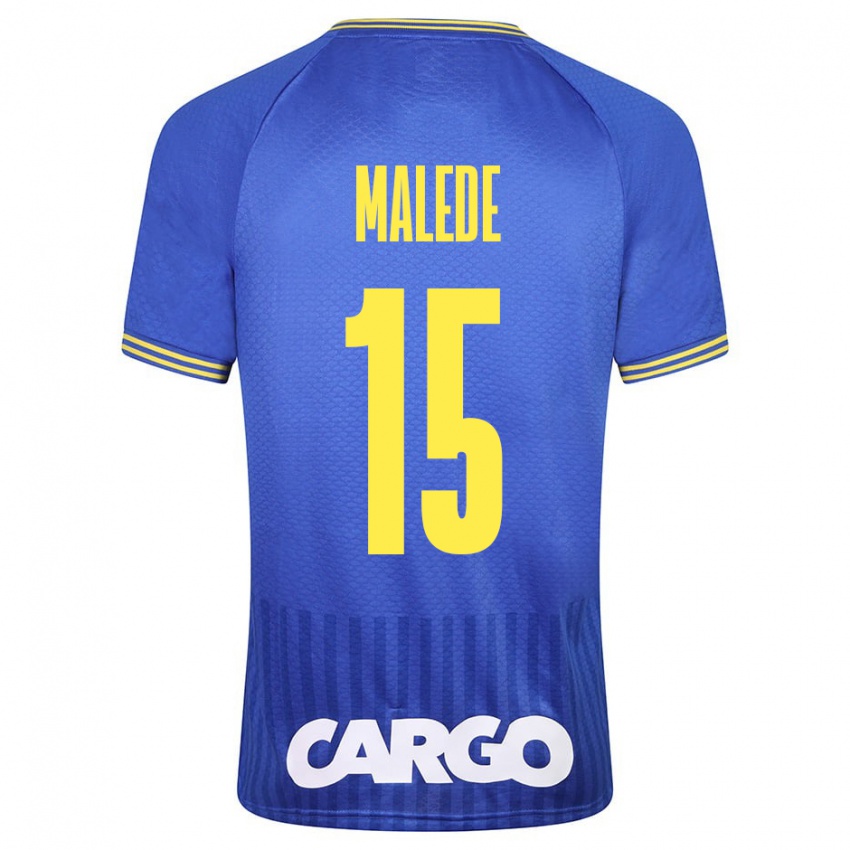 Kinderen Yonas Malede #15 Wit Uitshirt Uittenue 2024/25 T-Shirt