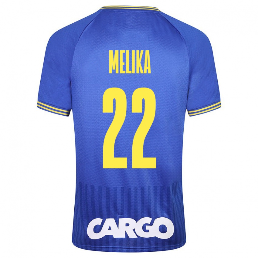 Kinderen Ofek Melika #22 Wit Uitshirt Uittenue 2024/25 T-Shirt