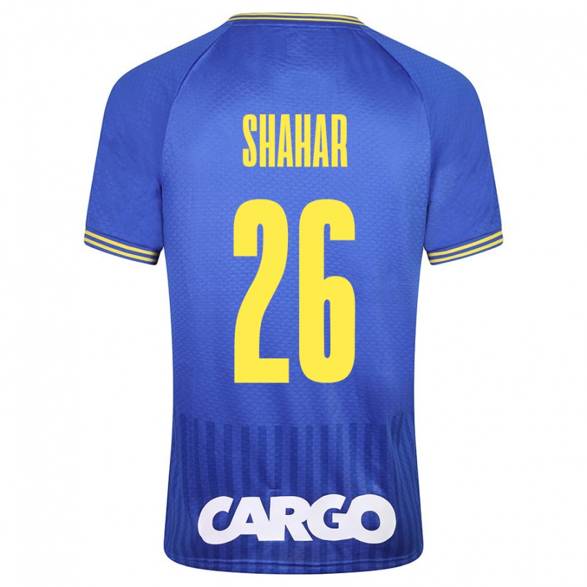 Kinderen Ido Shahar #26 Wit Uitshirt Uittenue 2024/25 T-Shirt