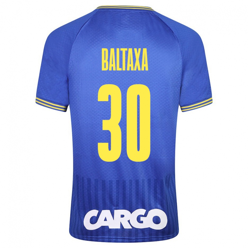 Kinderen Matan Baltaxa #30 Wit Uitshirt Uittenue 2024/25 T-Shirt