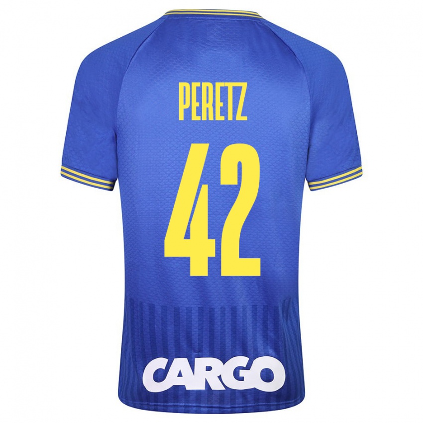 Kinderen Dor Peretz #42 Wit Uitshirt Uittenue 2024/25 T-Shirt