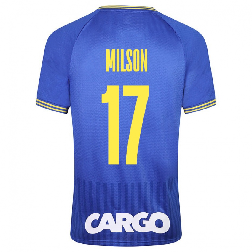 Kinderen Milson #17 Wit Uitshirt Uittenue 2024/25 T-Shirt