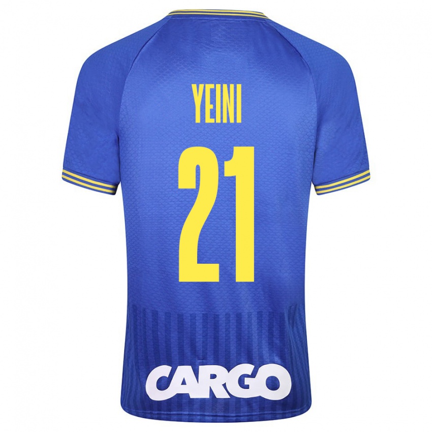 Kinderen Sheran Yeini #21 Wit Uitshirt Uittenue 2024/25 T-Shirt