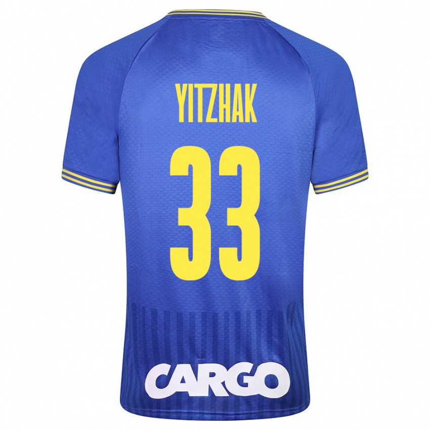 Kinderen Or Yitzhak #33 Wit Uitshirt Uittenue 2024/25 T-Shirt