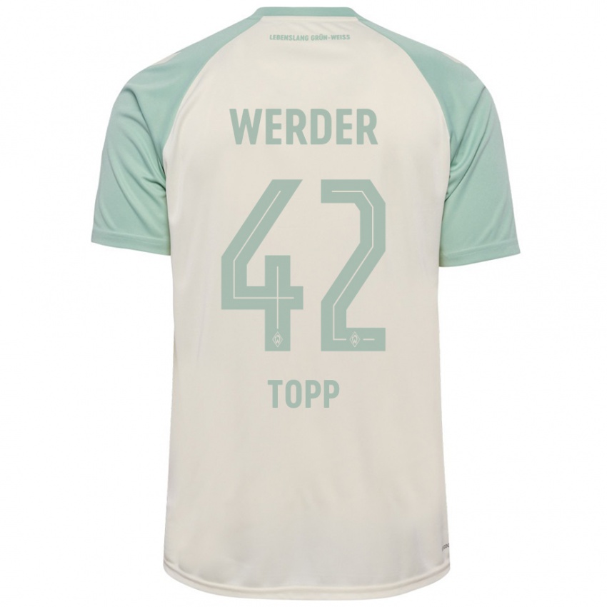 Kinderen Keke Topp #42 Off-White Lichtgroen Uitshirt Uittenue 2024/25 T-Shirt