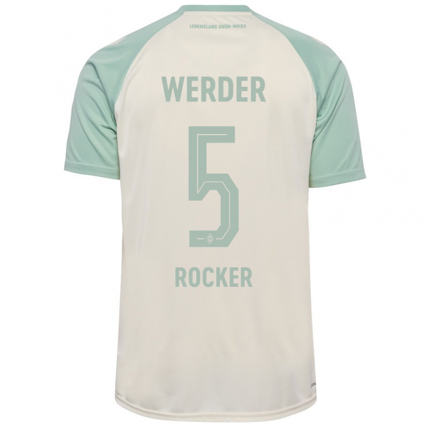 Kinderen Cimo Röcker #5 Off-White Lichtgroen Uitshirt Uittenue 2024/25 T-Shirt