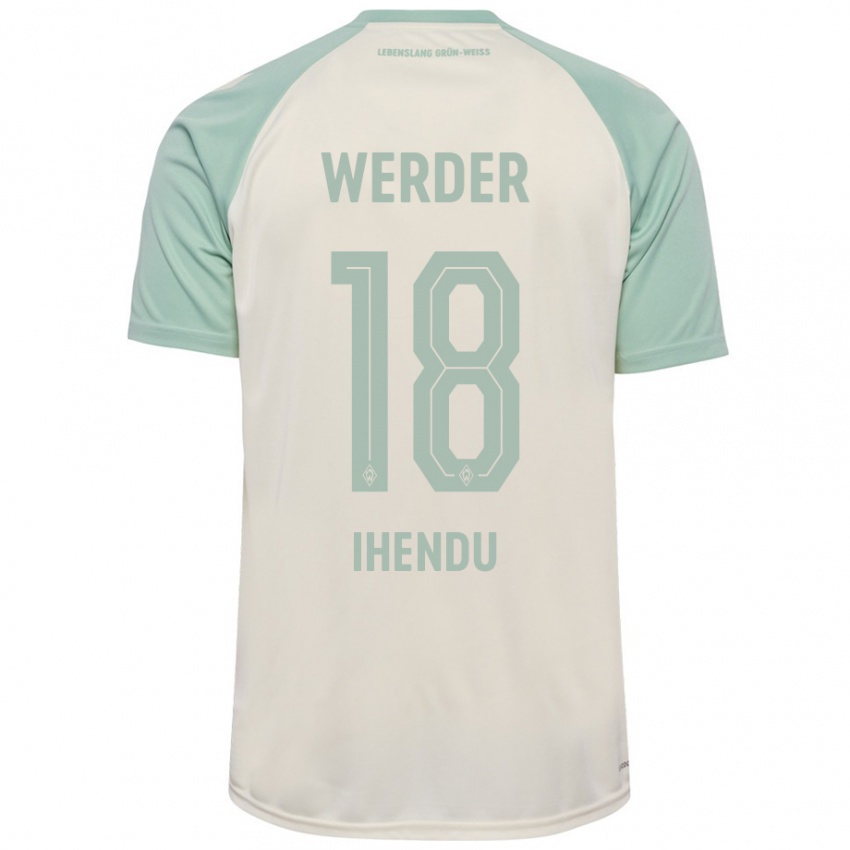 Kinderen Daniel Ihendu #18 Off-White Lichtgroen Uitshirt Uittenue 2024/25 T-Shirt