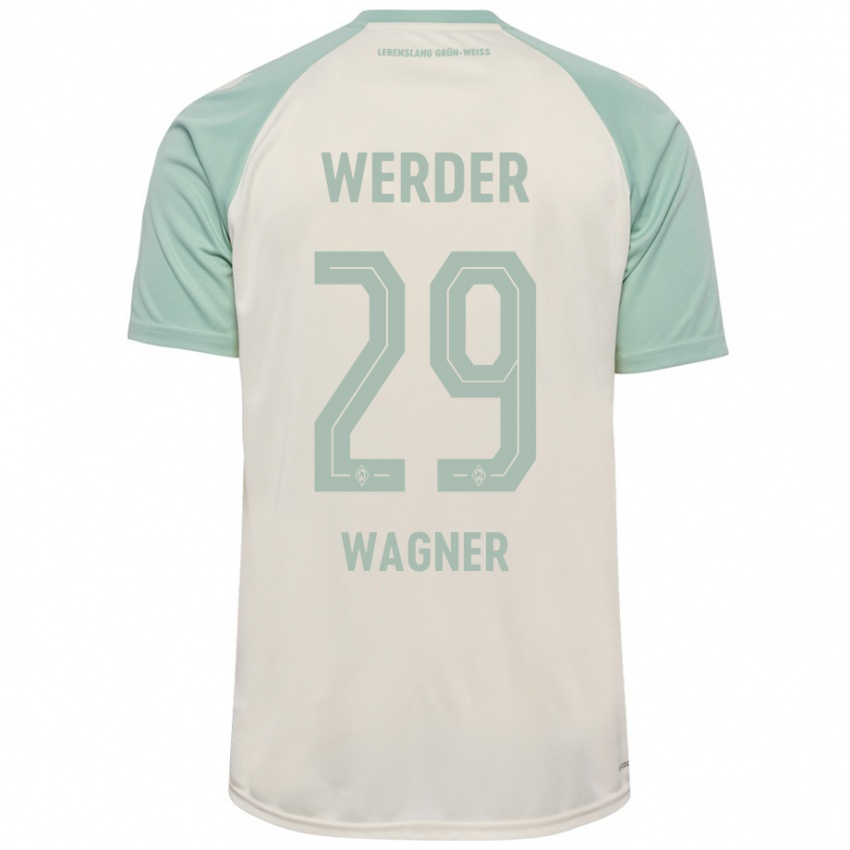 Kinderen Paul Wagner #29 Off-White Lichtgroen Uitshirt Uittenue 2024/25 T-Shirt