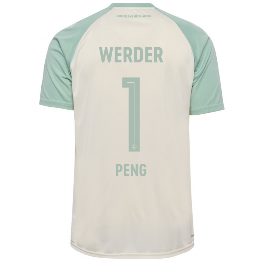 Kinderen Livia Peng #1 Off-White Lichtgroen Uitshirt Uittenue 2024/25 T-Shirt