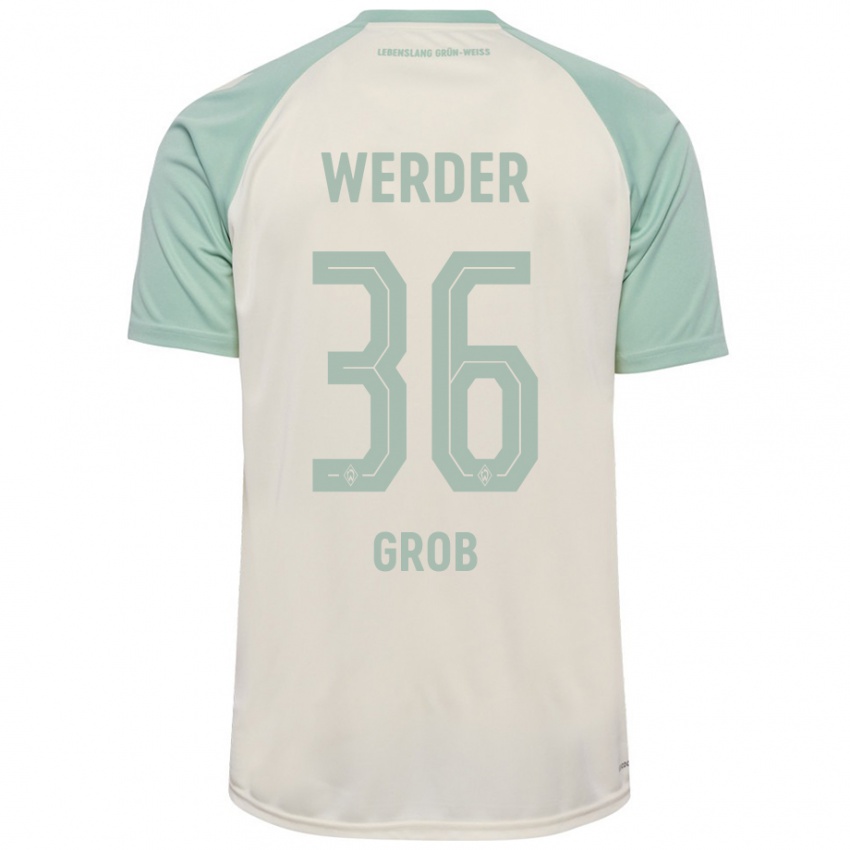 Kinderen Christian Groß #36 Off-White Lichtgroen Uitshirt Uittenue 2024/25 T-Shirt