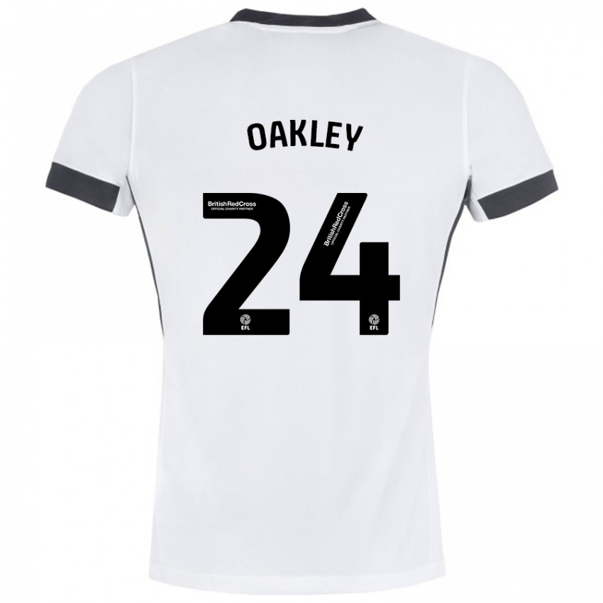 Kinderen Marcel Oakley #24 Wit Zwart Uitshirt Uittenue 2024/25 T-Shirt