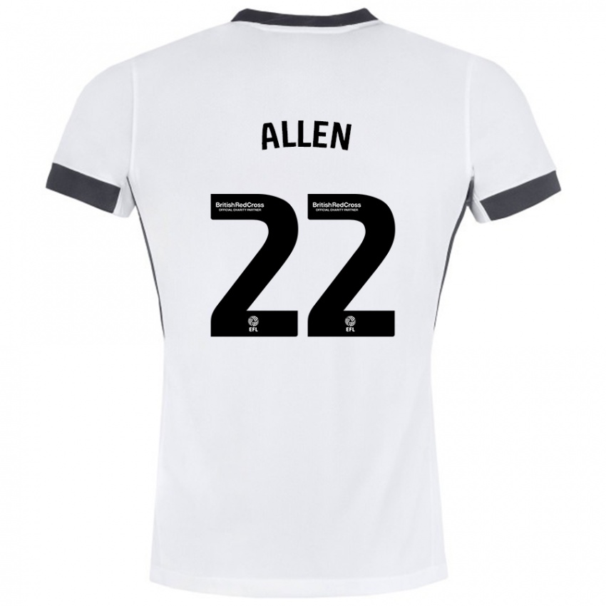 Kinderen Remi Allen #22 Wit Zwart Uitshirt Uittenue 2024/25 T-Shirt