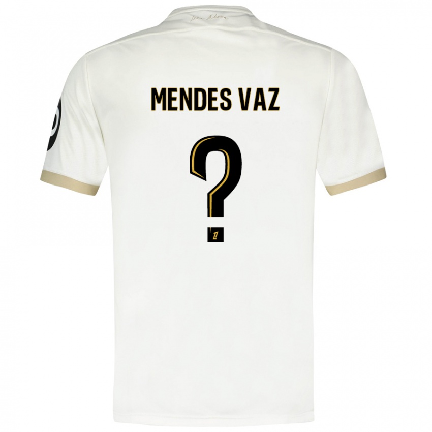 Kinderen Hernâni Mendes Vaz #0 Wit Goud Uitshirt Uittenue 2024/25 T-Shirt