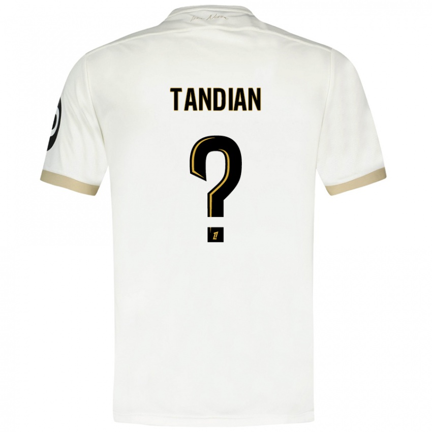 Kinderen Elage Tandian #0 Wit Goud Uitshirt Uittenue 2024/25 T-Shirt