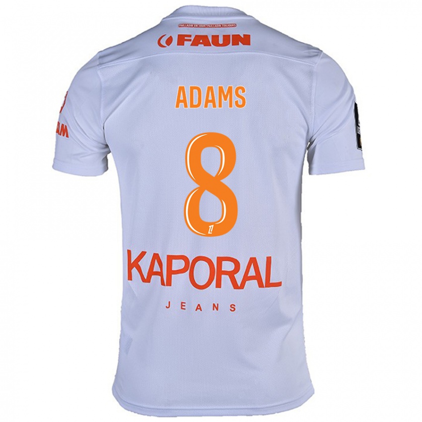 Kinderen Akor Adams #8 Wit Uitshirt Uittenue 2024/25 T-Shirt