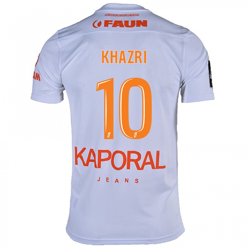 Kinderen Wahbi Khazri #10 Wit Uitshirt Uittenue 2024/25 T-Shirt