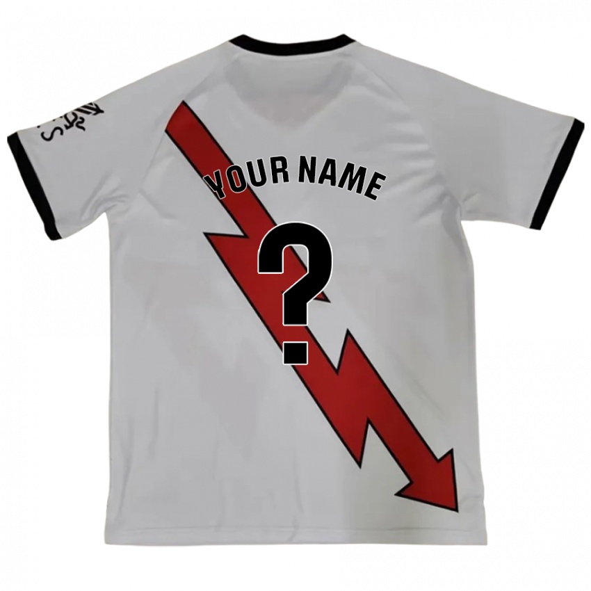 Kinderen Uw Naam #0 Rood Uitshirt Uittenue 2024/25 T-Shirt