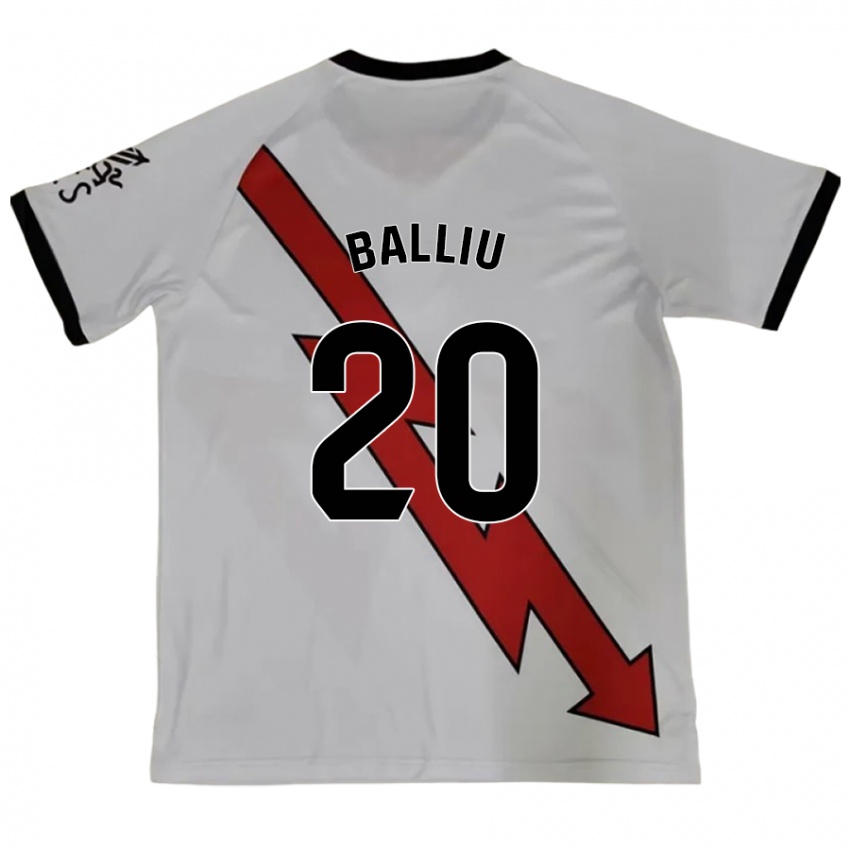 Kinderen Iván Balliu #20 Rood Uitshirt Uittenue 2024/25 T-Shirt