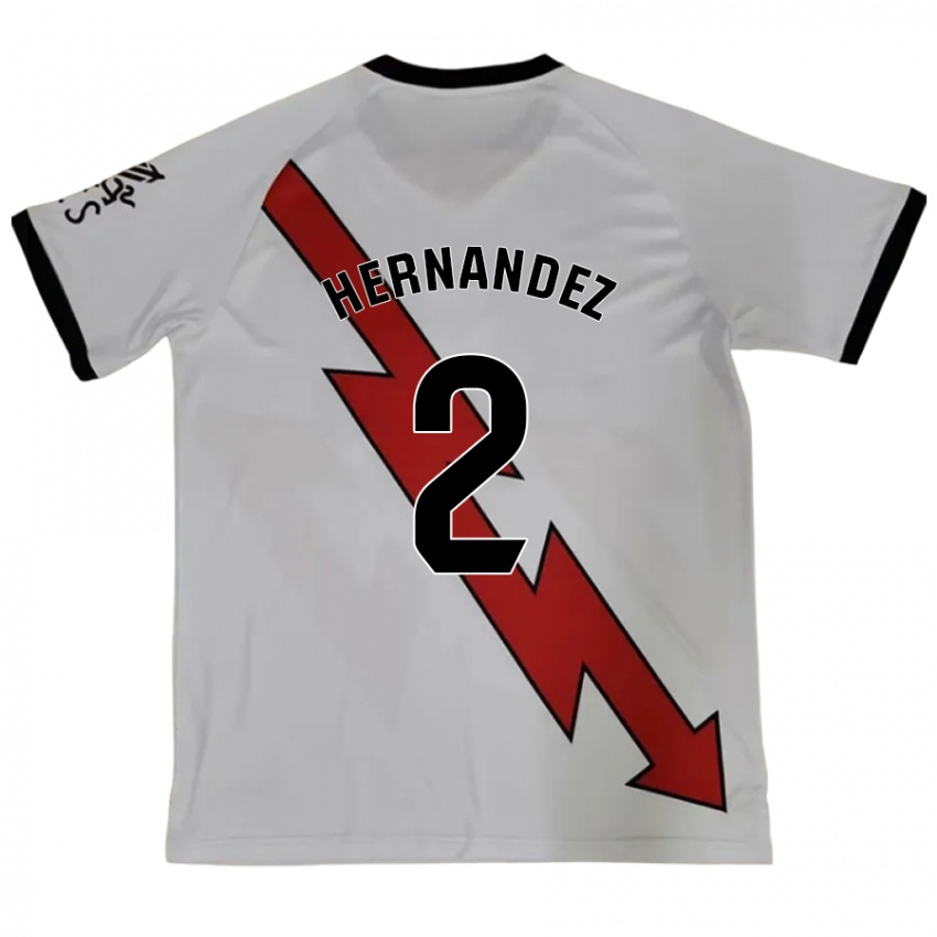 Kinderen Marco Hernández #2 Rood Uitshirt Uittenue 2024/25 T-Shirt