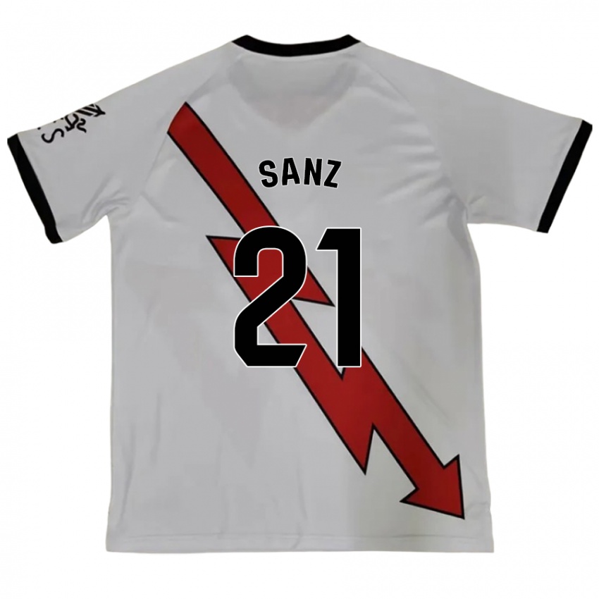 Kinderen Luismi Sanz #21 Rood Uitshirt Uittenue 2024/25 T-Shirt