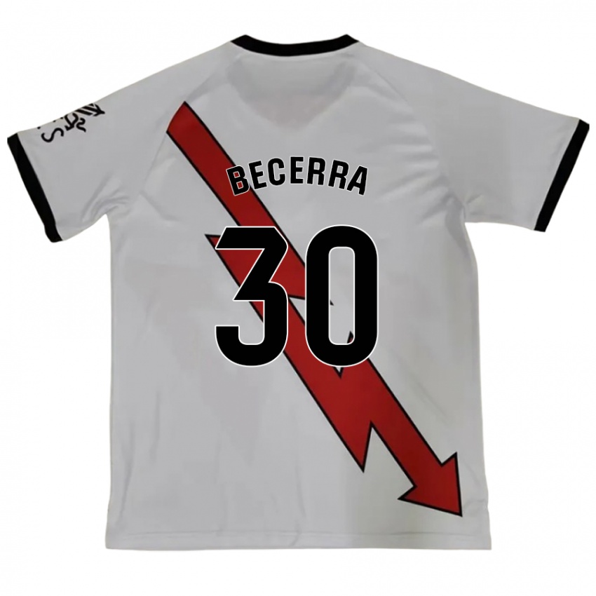 Kinderen Samuel Becerra #30 Rood Uitshirt Uittenue 2024/25 T-Shirt