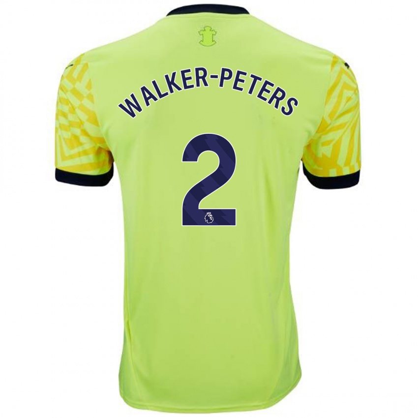 Kinderen Kyle Walker-Peters #2 Geel Uitshirt Uittenue 2024/25 T-Shirt