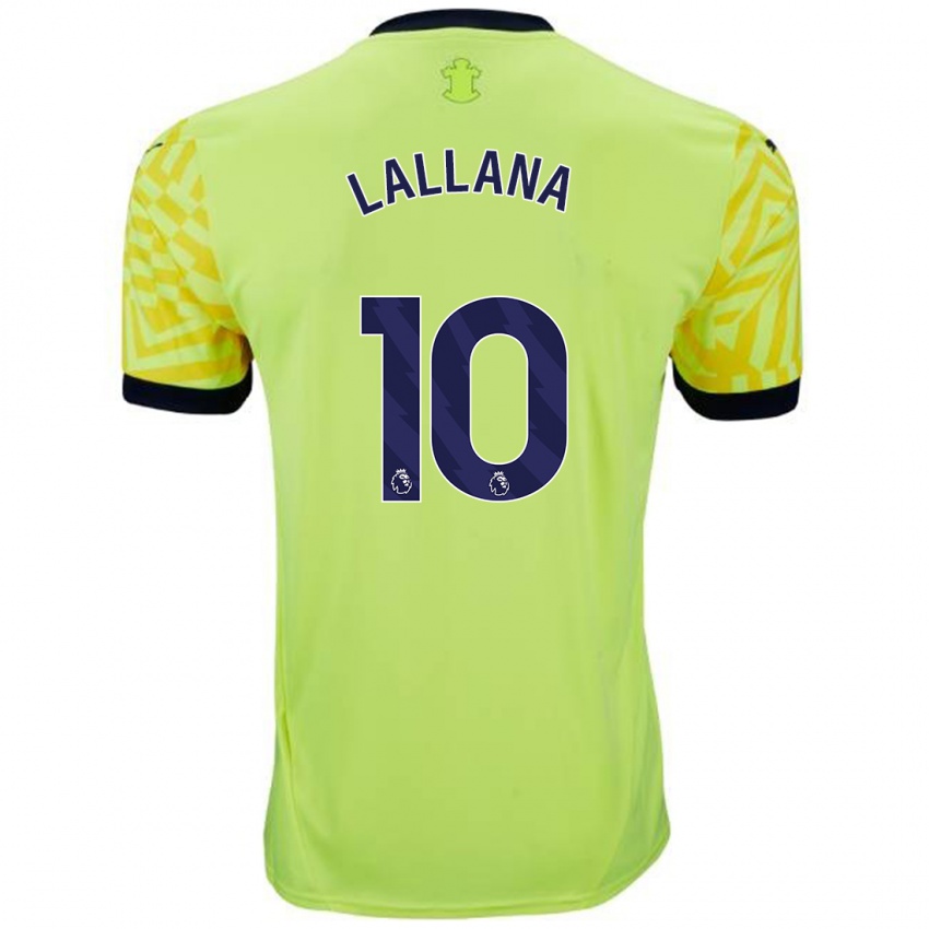 Kinderen Adam Lallana #10 Geel Uitshirt Uittenue 2024/25 T-Shirt