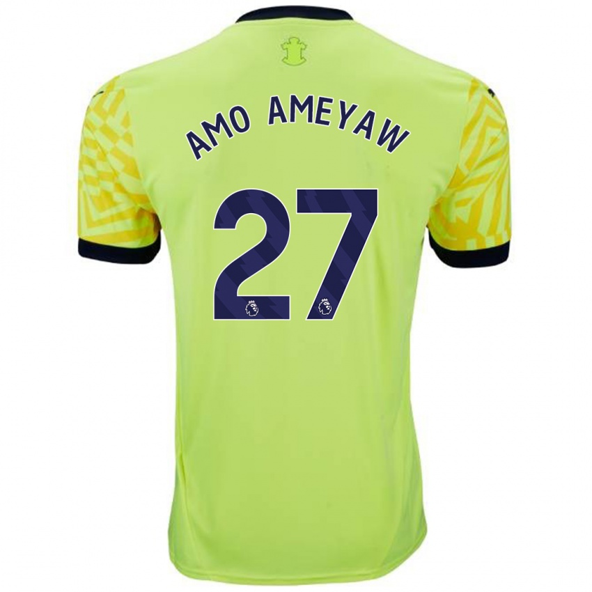 Kinderen Samuel Amo-Ameyaw #27 Geel Uitshirt Uittenue 2024/25 T-Shirt