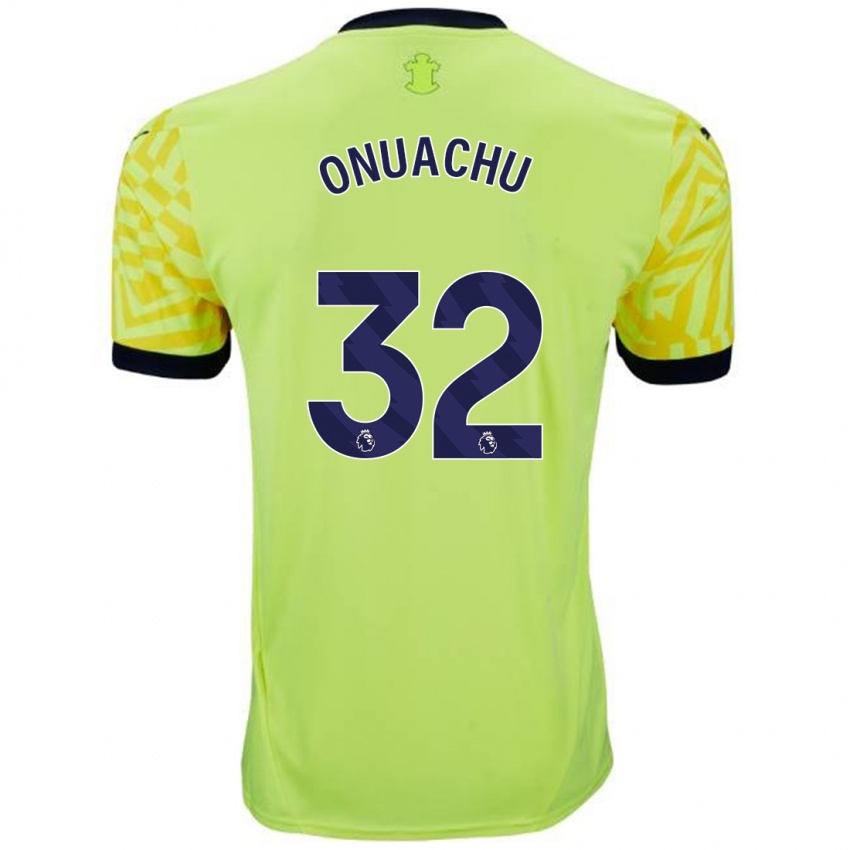 Kinderen Paul Onuachu #32 Geel Uitshirt Uittenue 2024/25 T-Shirt