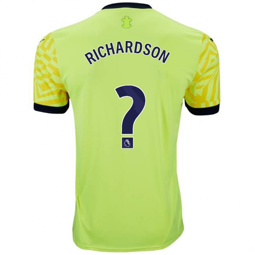 Kinderen Cale Richardson #0 Geel Uitshirt Uittenue 2024/25 T-Shirt