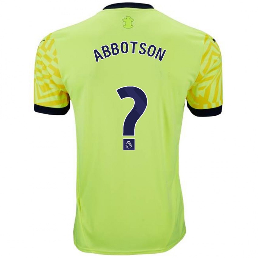 Kinderen Oscar Abbotson #0 Geel Uitshirt Uittenue 2024/25 T-Shirt