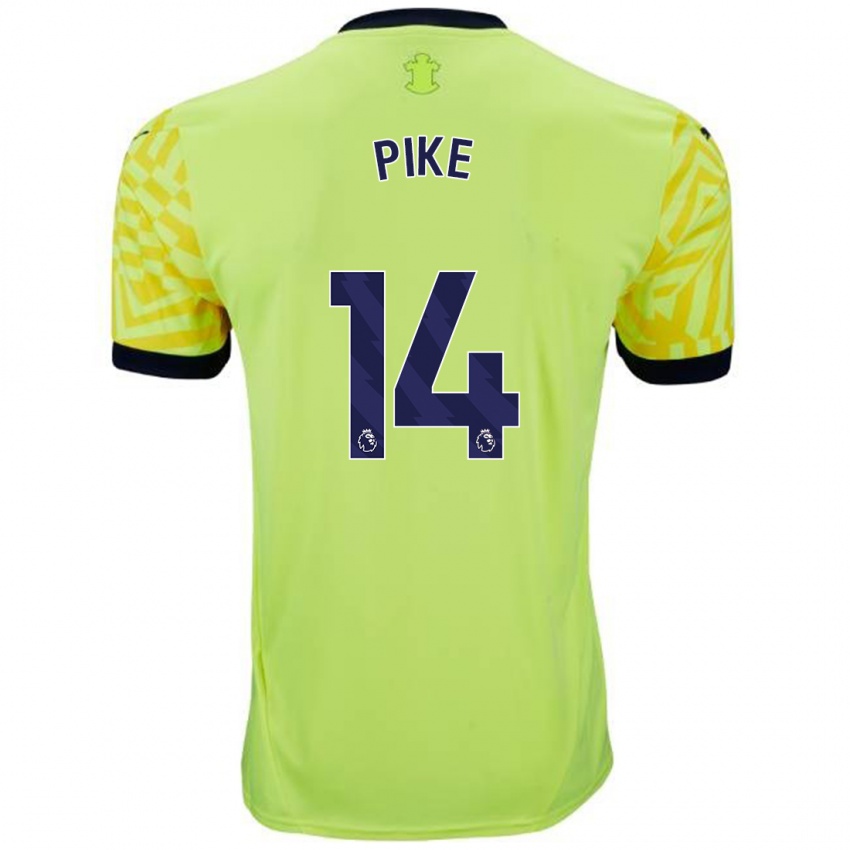 Kinderen Molly Pike #14 Geel Uitshirt Uittenue 2024/25 T-Shirt