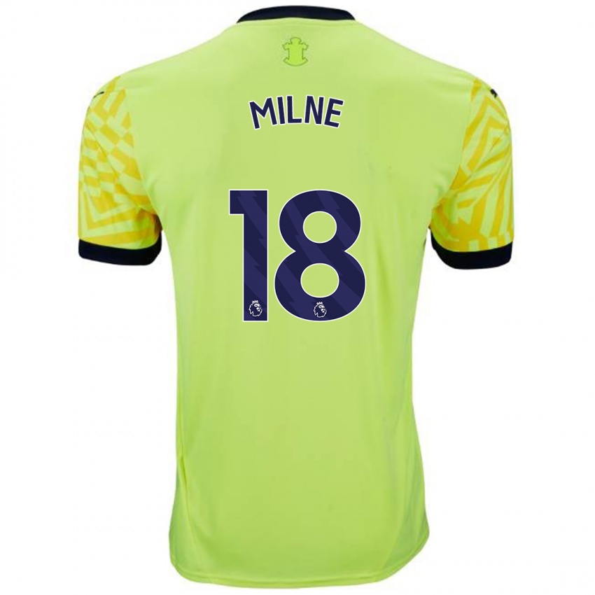 Kinderen Isabel Milne #18 Geel Uitshirt Uittenue 2024/25 T-Shirt