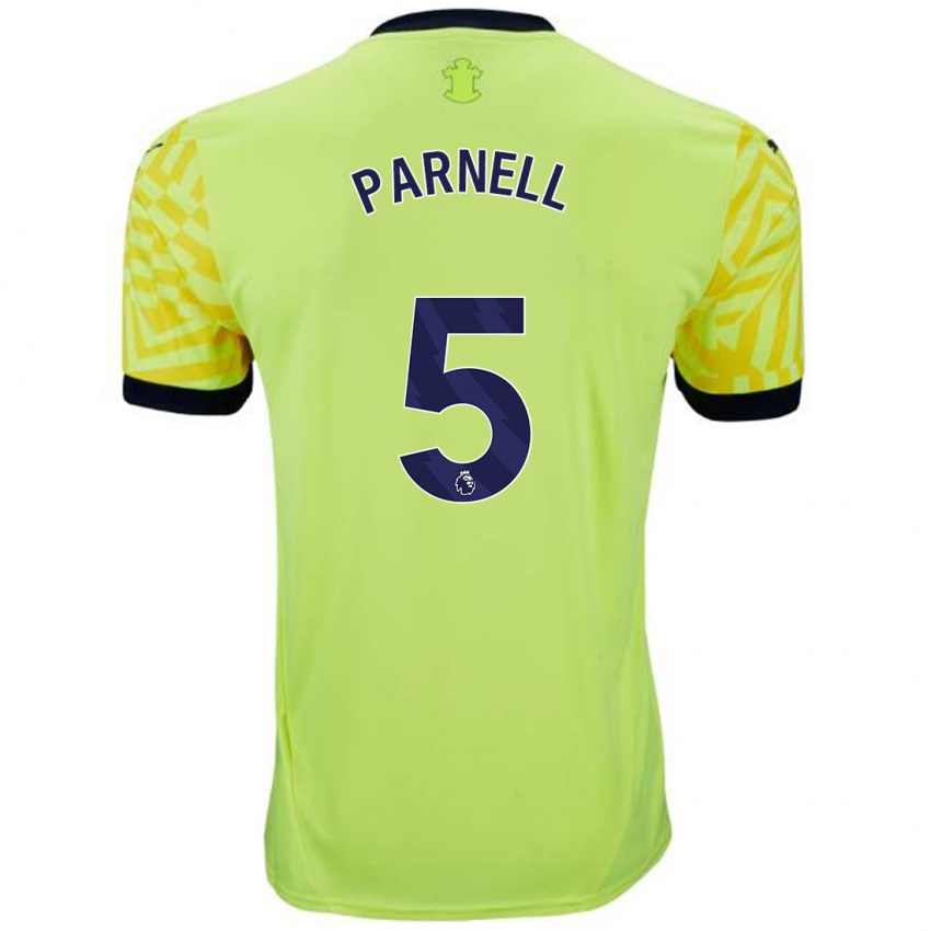 Kinderen Rosanna Parnell #5 Geel Uitshirt Uittenue 2024/25 T-Shirt