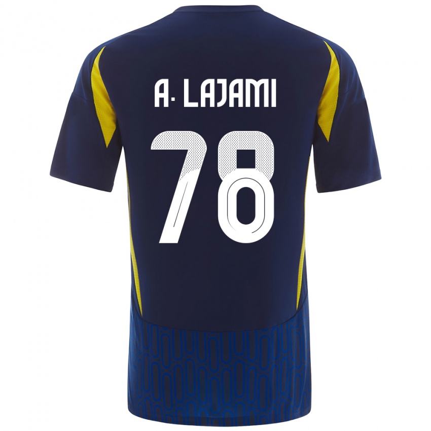 Kinderen Ali Lajami #78 Blauw Geel Uitshirt Uittenue 2024/25 T-Shirt