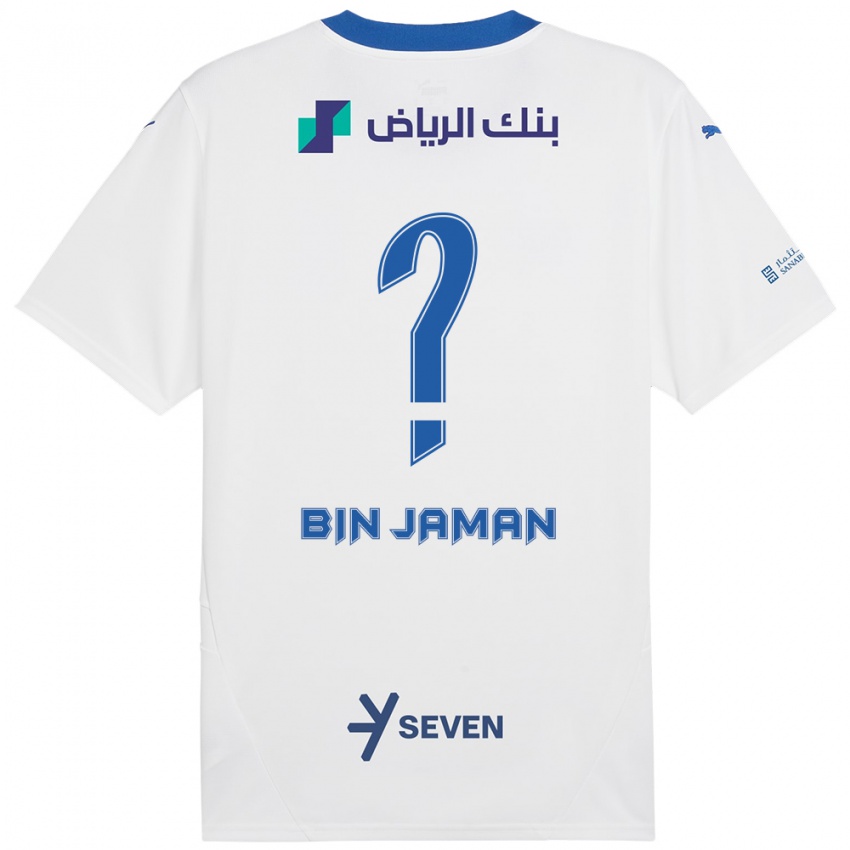 Kinderen Rakan Bin Jaman #0 Wit Blauw Uitshirt Uittenue 2024/25 T-Shirt