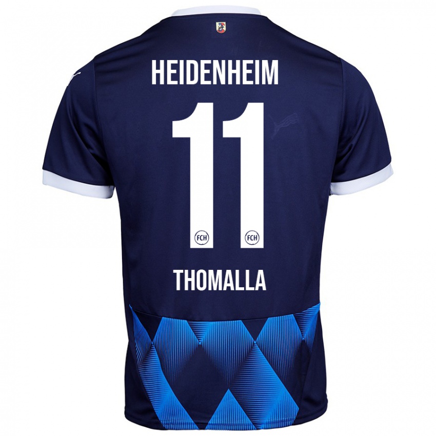 Kinderen Denis Thomalla #11 Donker Marineblauw Uitshirt Uittenue 2024/25 T-Shirt