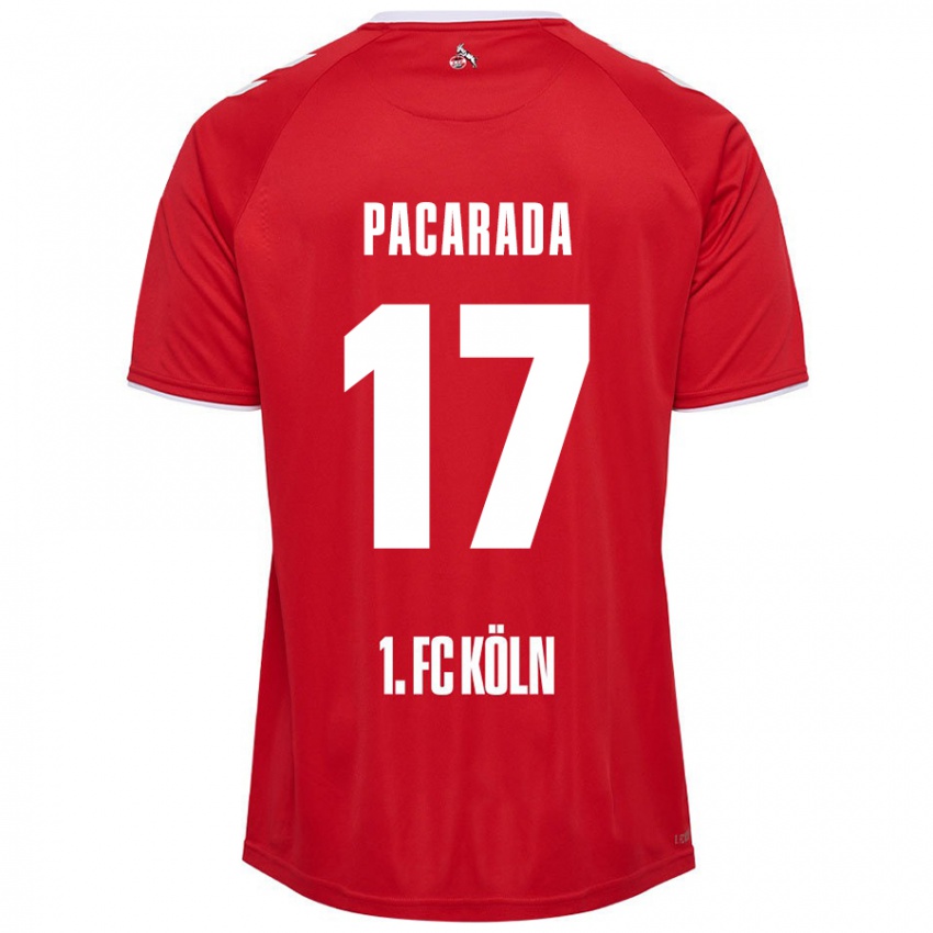 Kinderen Leart Paçarada #17 Rood Wit Uitshirt Uittenue 2024/25 T-Shirt