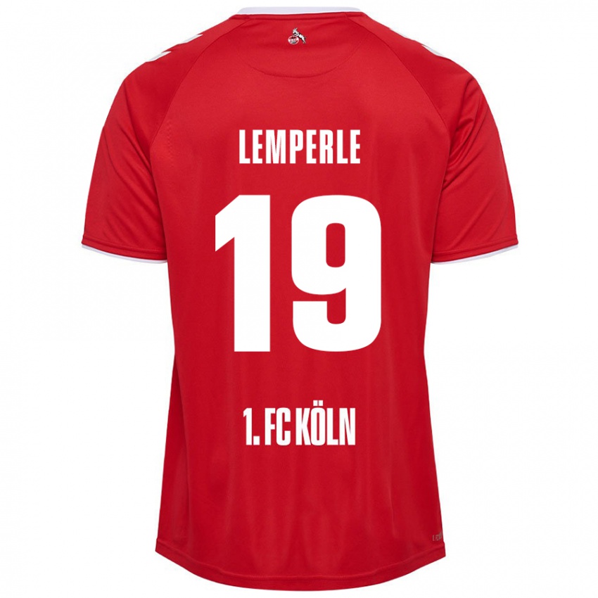 Kinderen Tim Lemperle #19 Rood Wit Uitshirt Uittenue 2024/25 T-Shirt