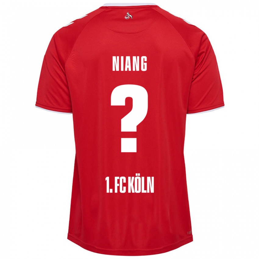 Kinderen Youssoupha Niang #0 Rood Wit Uitshirt Uittenue 2024/25 T-Shirt