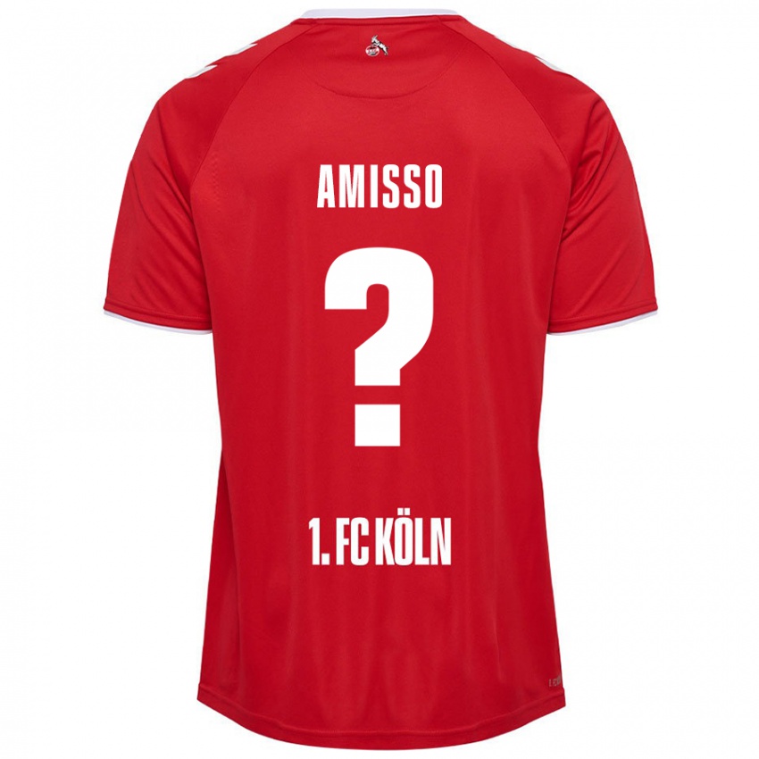 Kinderen Gabriel Amisso #0 Rood Wit Uitshirt Uittenue 2024/25 T-Shirt