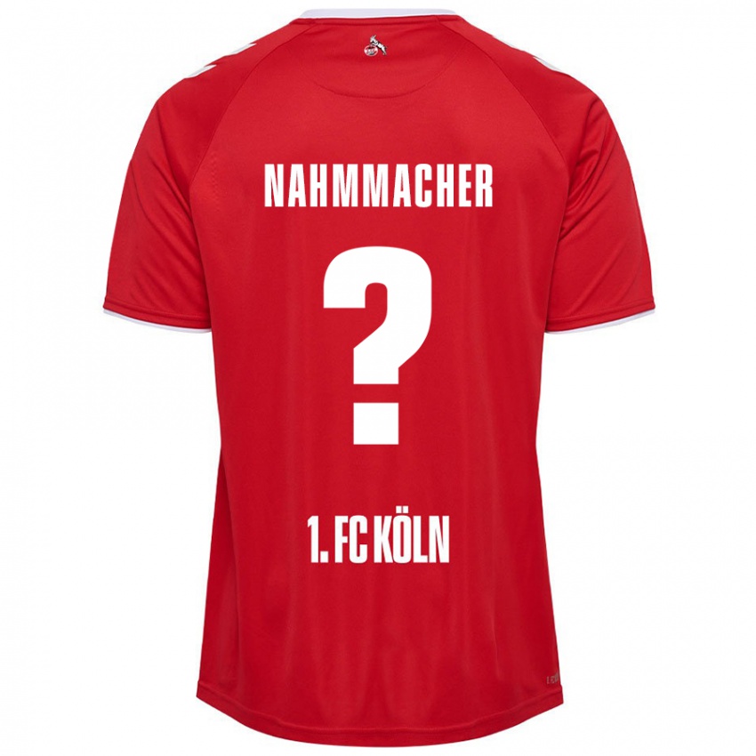 Kinderen Emil Nahmmacher #0 Rood Wit Uitshirt Uittenue 2024/25 T-Shirt