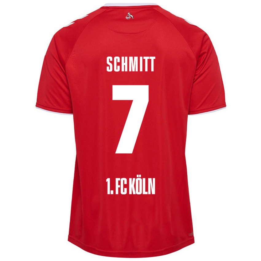 Kinderen Oliver Schmitt #7 Rood Wit Uitshirt Uittenue 2024/25 T-Shirt