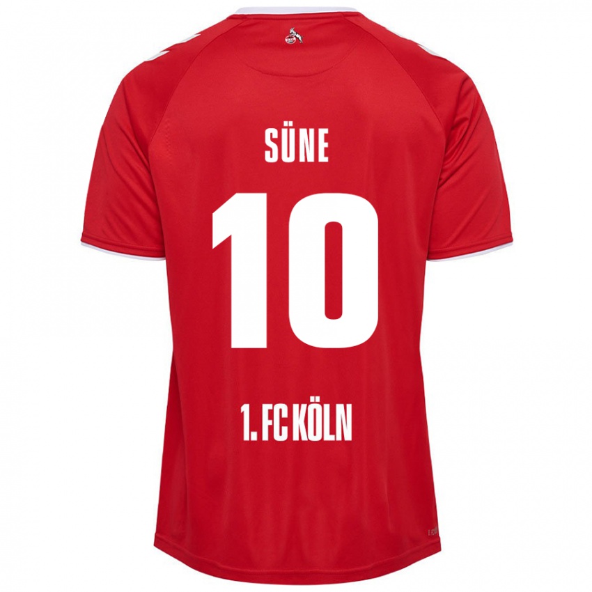 Kinderen Arda Süne #10 Rood Wit Uitshirt Uittenue 2024/25 T-Shirt