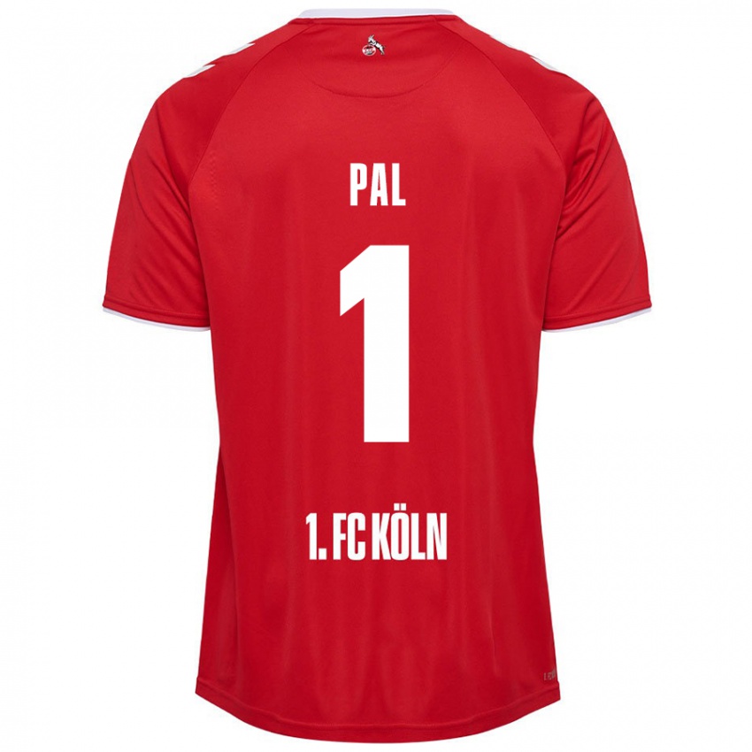 Kinderen Jasmin Pal #1 Rood Wit Uitshirt Uittenue 2024/25 T-Shirt