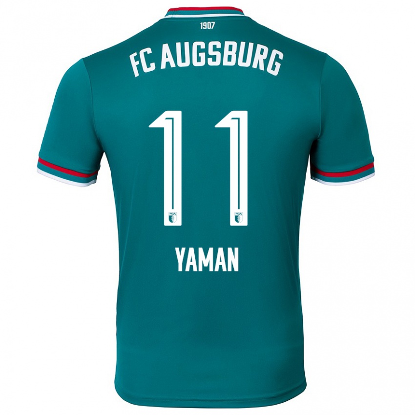 Kinderen Kerim Yaman #11 Donkergroen Uitshirt Uittenue 2024/25 T-Shirt