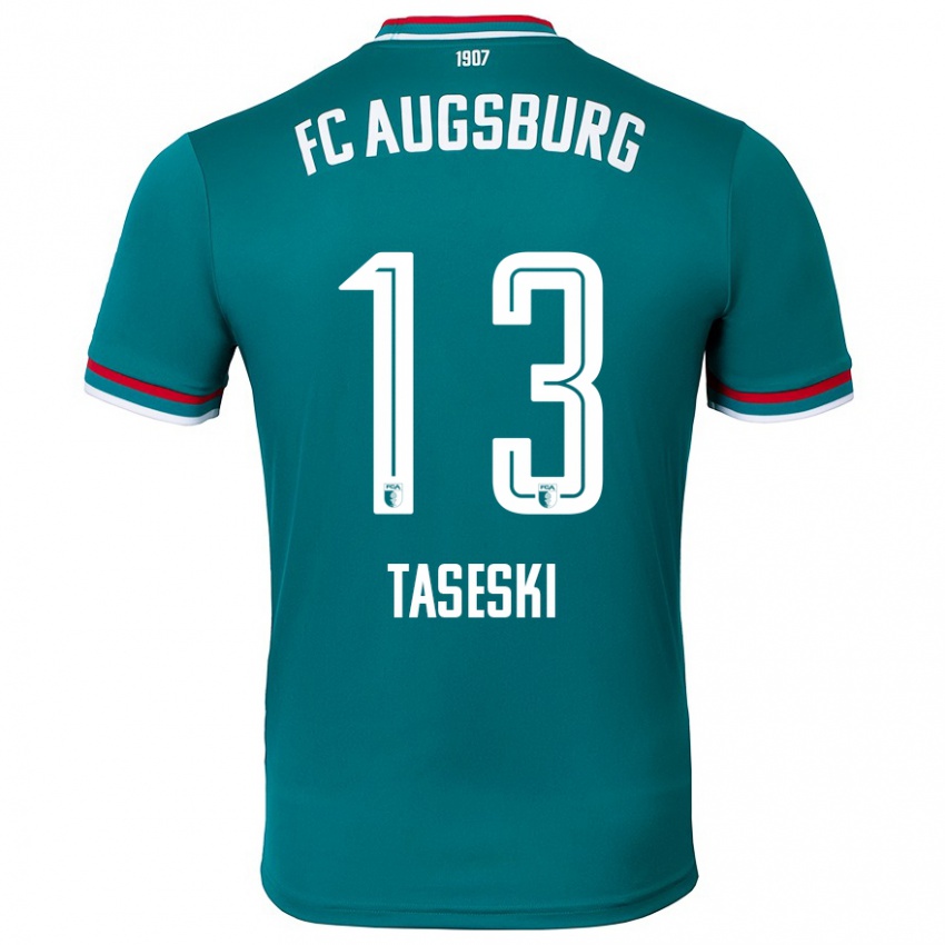 Kinderen Kristijan Taseski #13 Donkergroen Uitshirt Uittenue 2024/25 T-Shirt