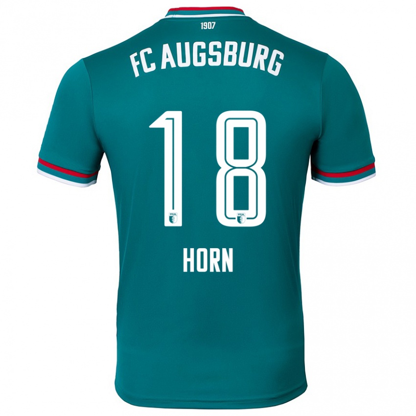 Kinderen Tobias Horn #18 Donkergroen Uitshirt Uittenue 2024/25 T-Shirt