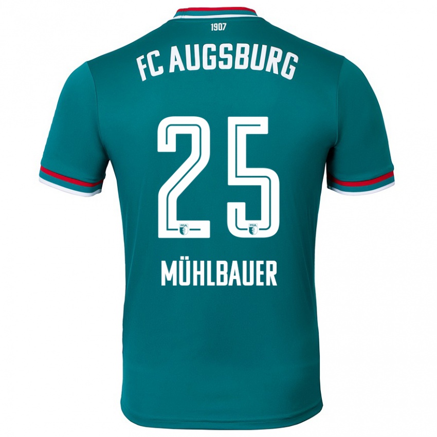 Kinderen Simon Mühlbauer #25 Donkergroen Uitshirt Uittenue 2024/25 T-Shirt