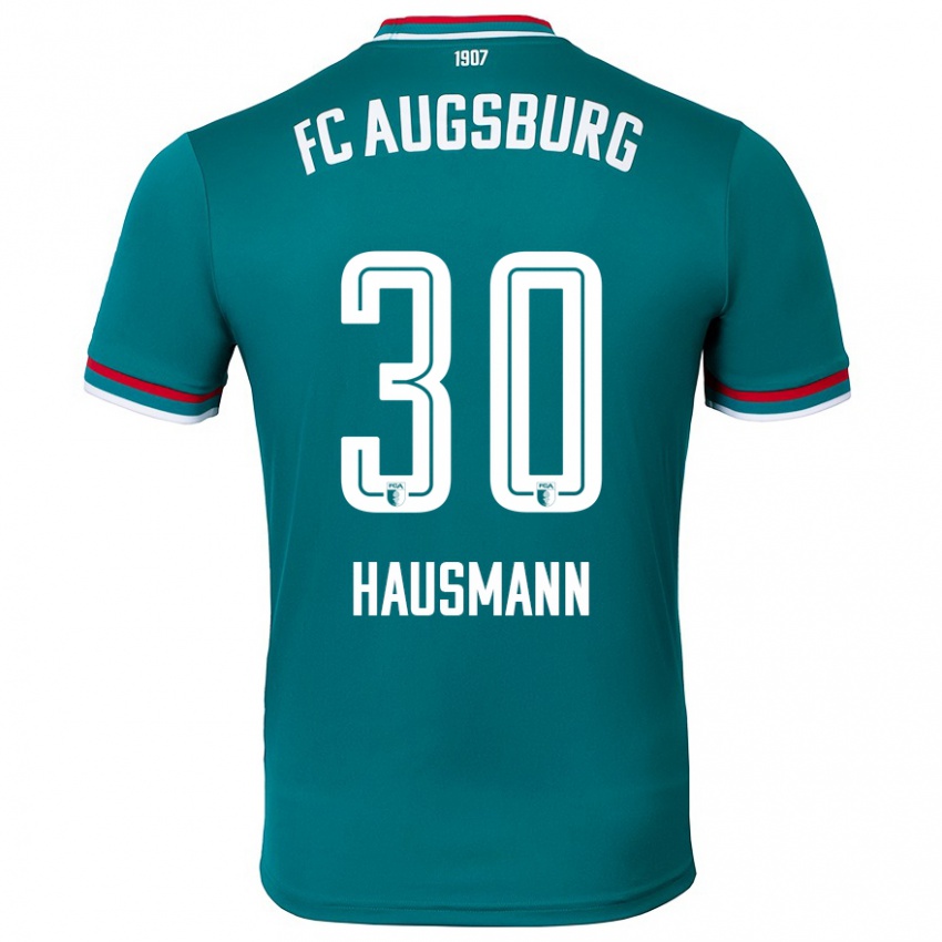 Kinderen Daniel Hausmann #30 Donkergroen Uitshirt Uittenue 2024/25 T-Shirt